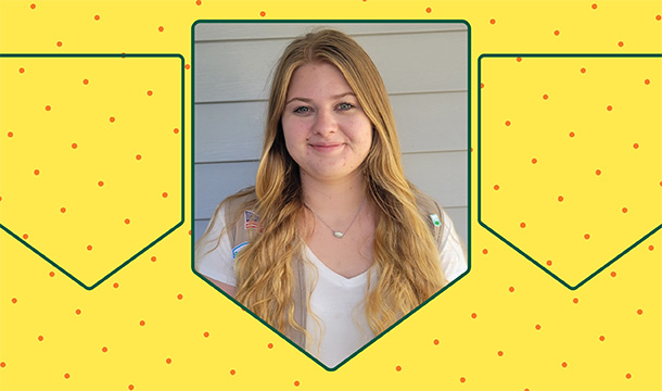 Girl Scout Ambassador Lydia created a lesson plan to help educate her community about teen eating disorders (ED).