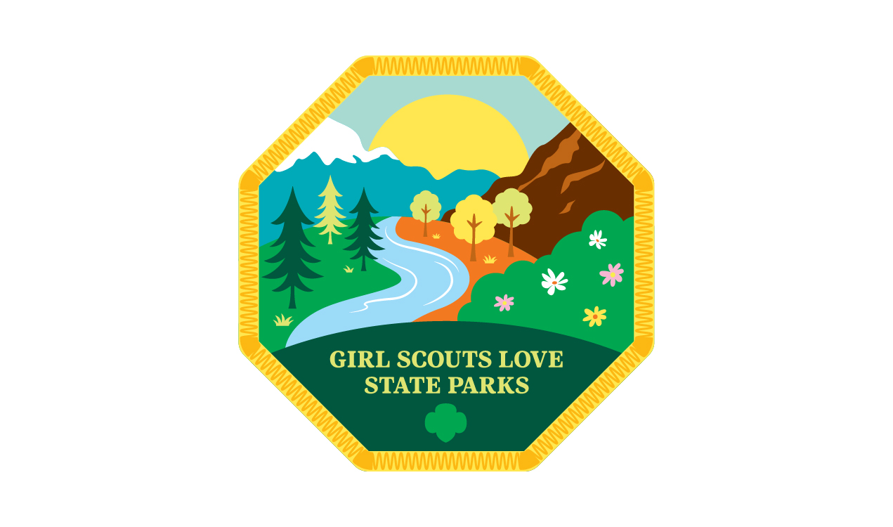 Girl Scouts Love State Parks Patch