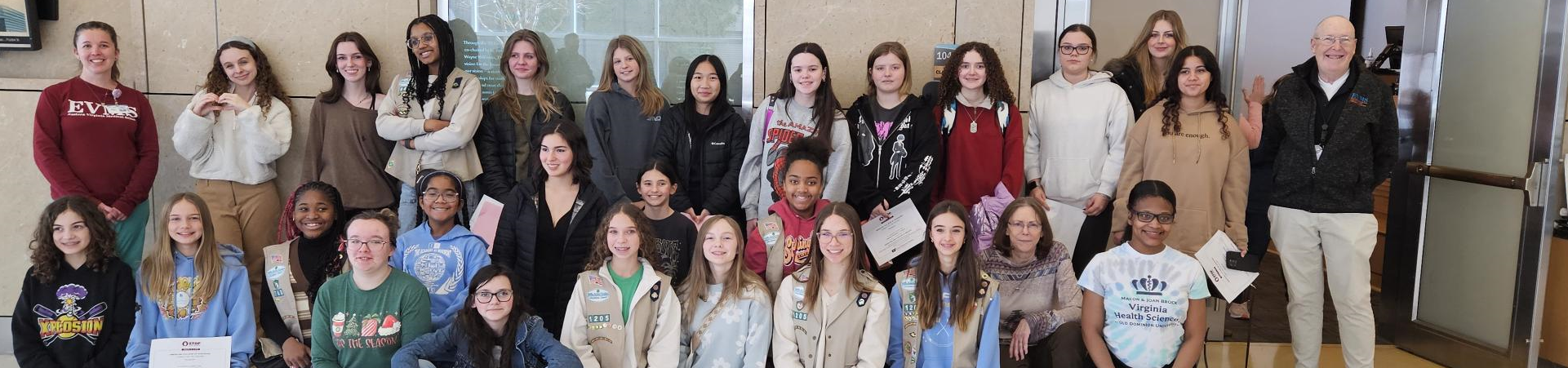  Girl Scouts attended a special hands-on STEM event 