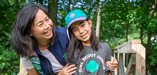 Parent Volunteer and Girl Scout