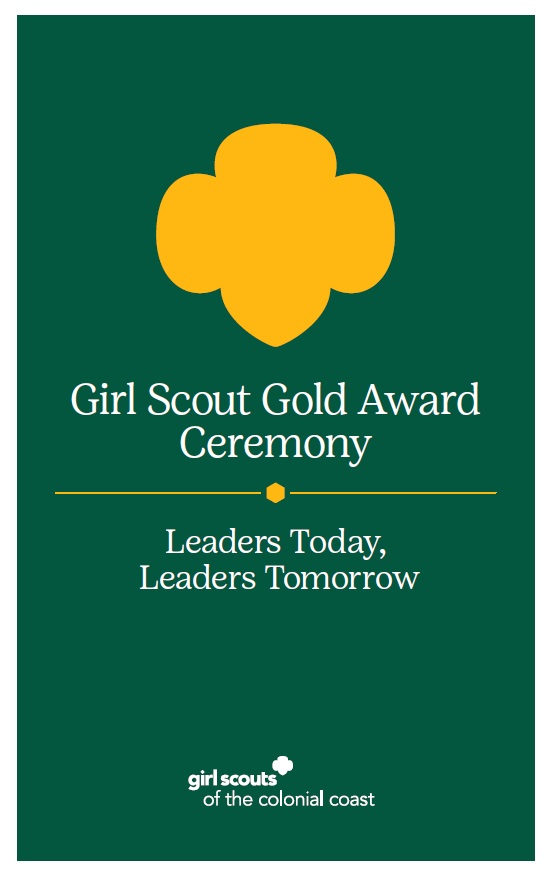 2022 Girl Scout Gold Award Program Booklet