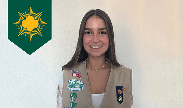 Concerned about the effects of too much screen time on kids, Girl Scout Ambassador Julia of Troop 15 decided to make a difference in her community and earned the Girl Scout Gold Award along the way. Her inspiring project focused on promoting wellness in Portsmouth, Virginia through a fun event at Paradise Creek Nature Park.