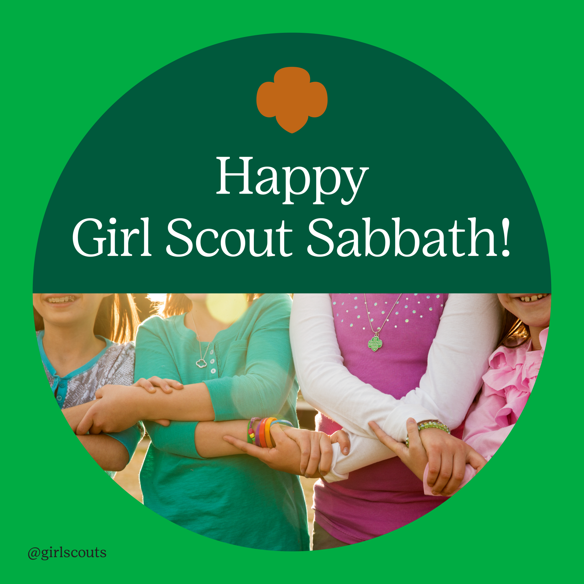 Happy Girl Scout Sabbath!