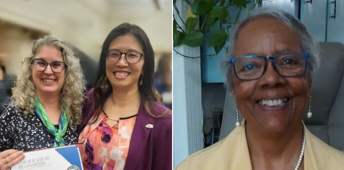 Congratulations to Girl Scout Volunteers Shan Sixbey and Janice "Jay" Johnson, who were recognized for their leadership by the Hampton Office of Diversity, Equity and Inclusion. and the Citizens' Unity Commission with the 2024 UNITY Award.