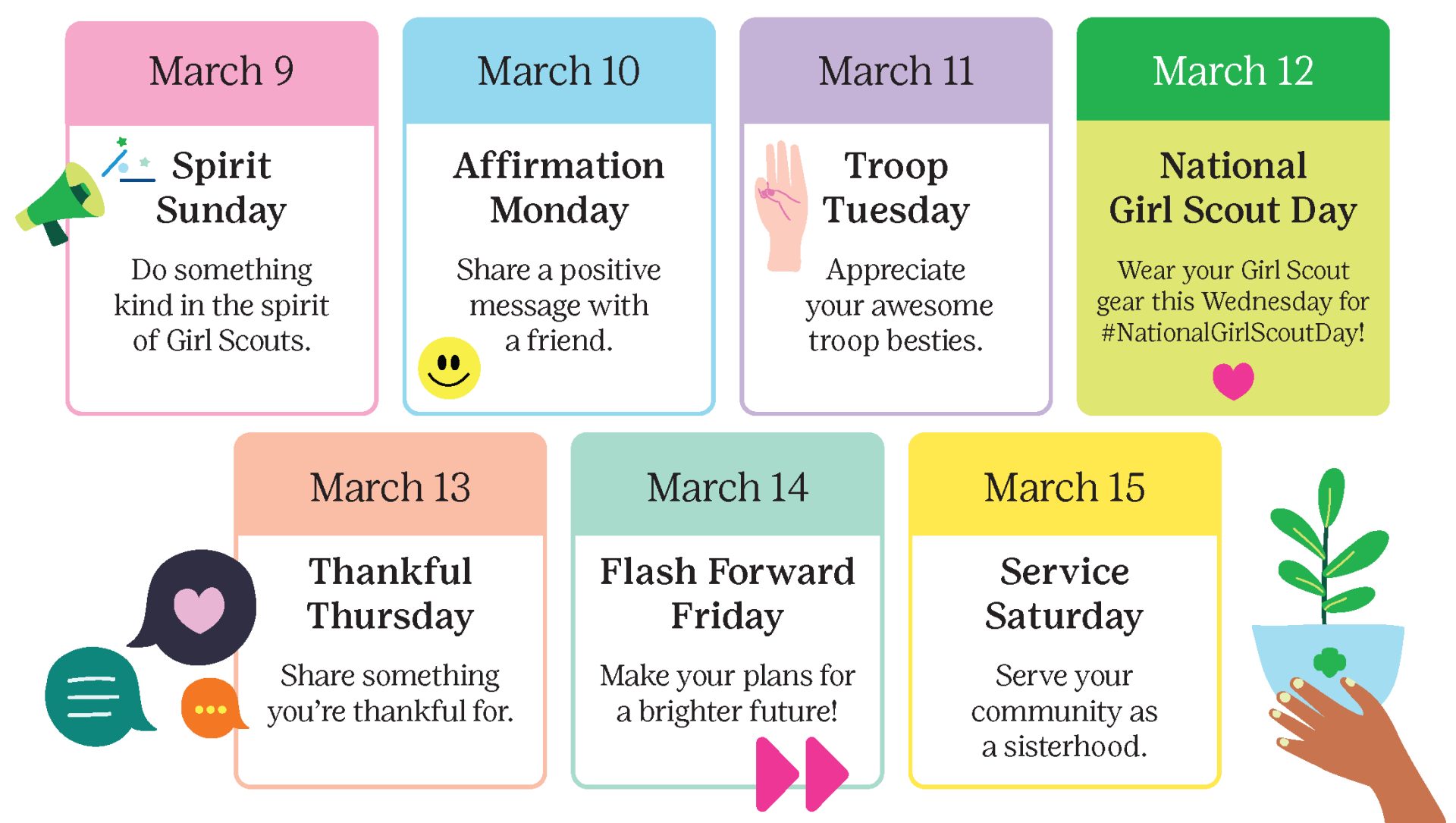 Girl scout hotsell sunday 2019
