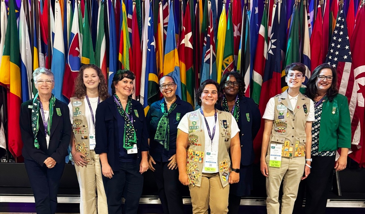 We’re sharing this review of the national Council Session and Girl Scouts Unite National Convention as written by Girl Scout Senior Alex V., who served as a National Delegate for Girl Scouts of the Colonial Coast. It’s a girl’s-eye view of the NCS procedure and all the fun of the convention that was held in Washington DC this past July.