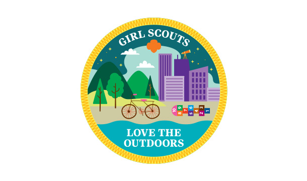 Girl Scouts Love the Outdoors fun patch