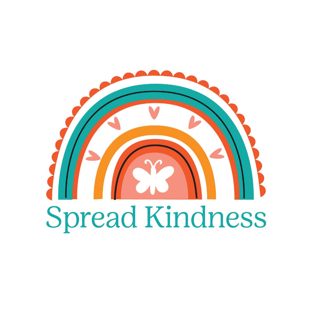artistic rendering of the Spread Kindness patch