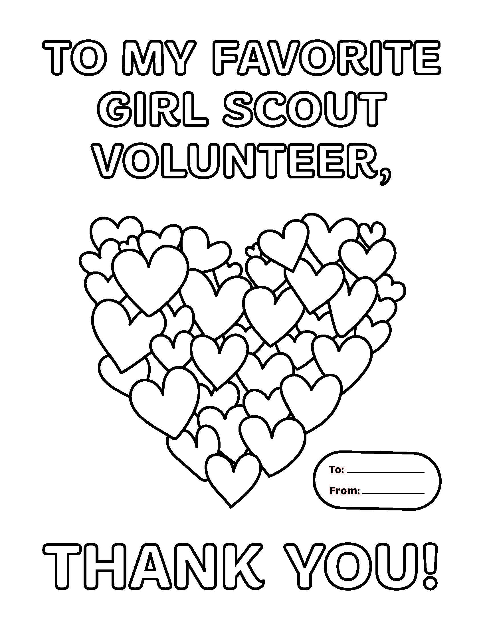 Download PDF of Appreciation Postcards to Color