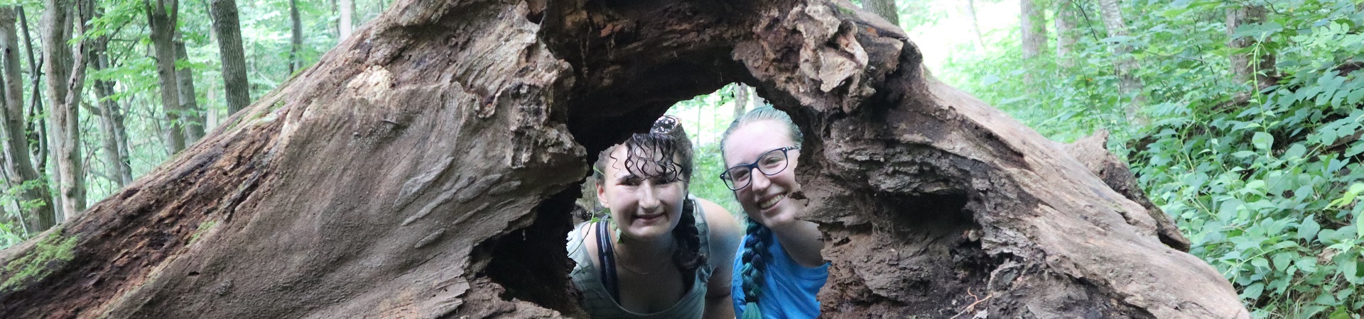  With awe-inspiring scenery surrounding them, Girl Scout campers were charged up to explore and hike 