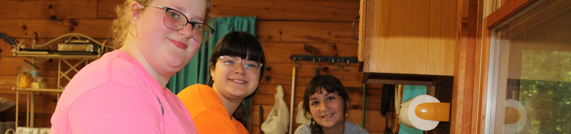  Girl Scouts rolled up their sleeves to learn new skills while helping make needed improvements at Camp Burke's Mill Pond 