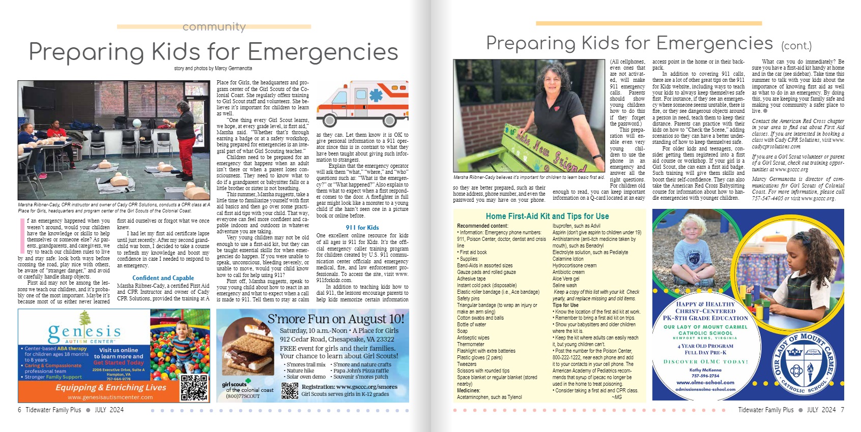 Tidewater Family Plus magazine, July 2024