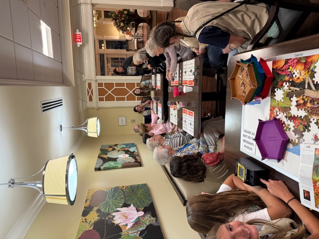 Troop 1201 made five visits to Brookdale Chambrel Williamsburg