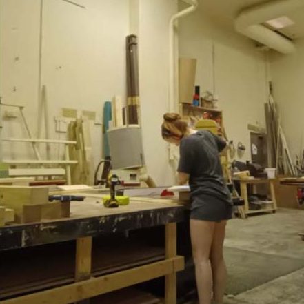 Girl Scout Nomi honed her carpentry skills