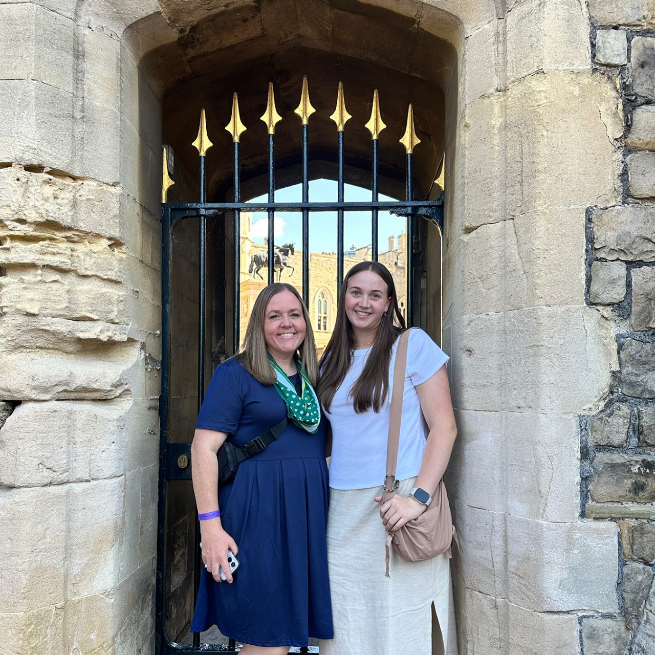 Heidi and daughter Kaitlyn on a trip together