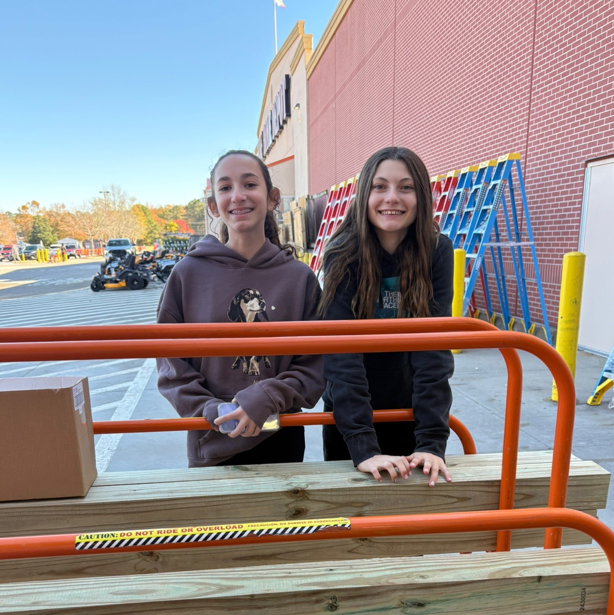 Girl Scout Cadettes from Troop 132
