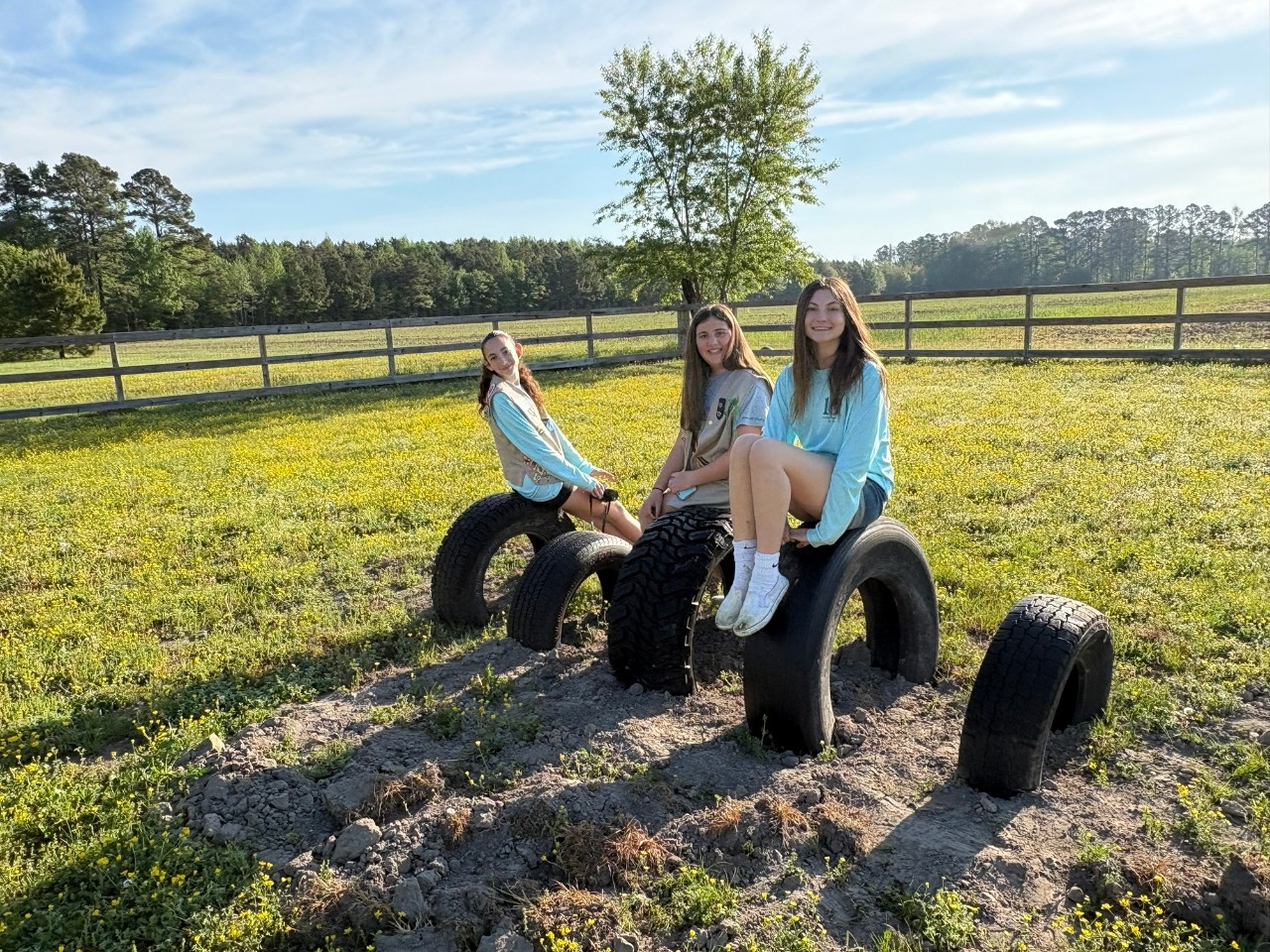 Girl Scout Cadettes from Troop 132