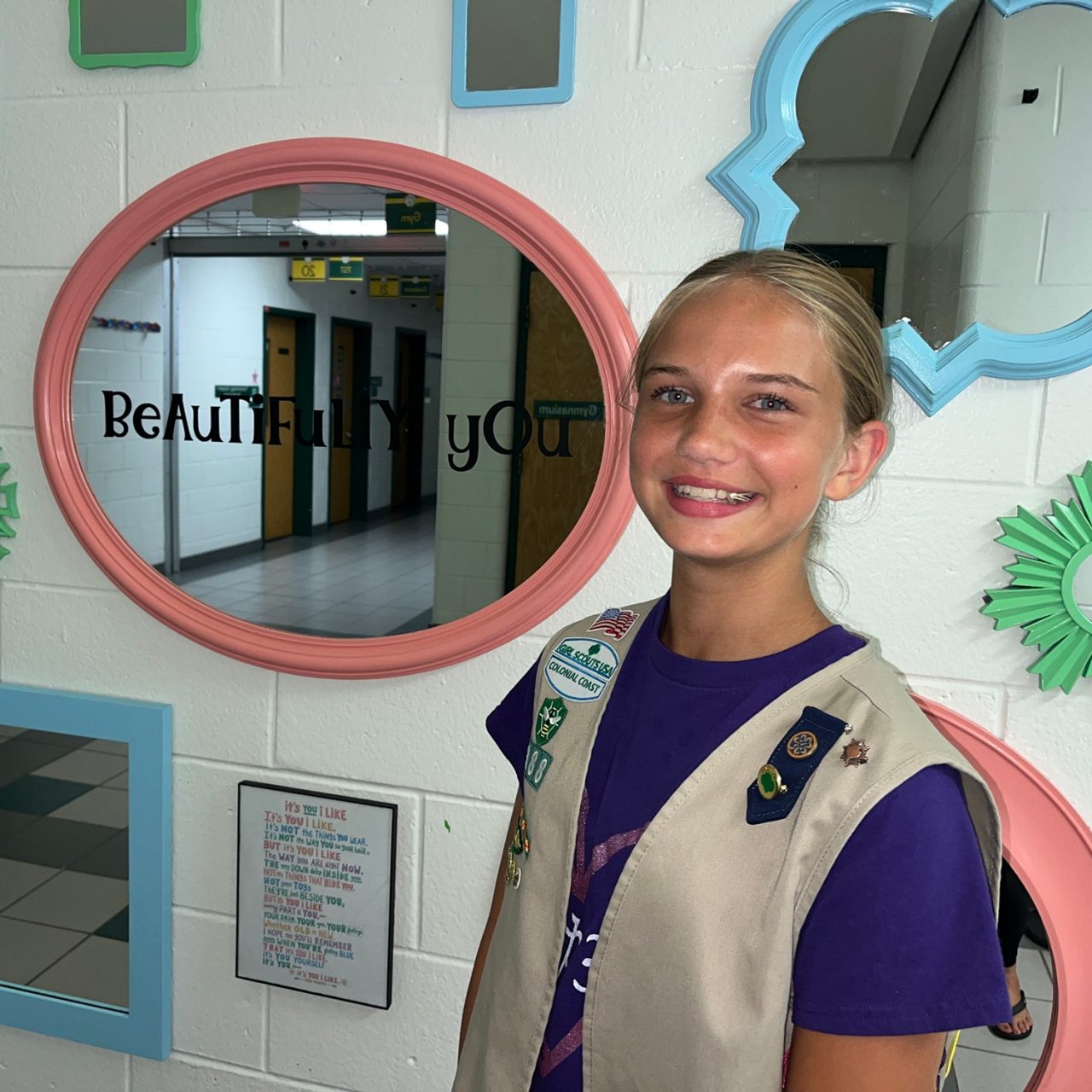 Girl Scout Cadette Ryan from Troop 388 in Virginia Beach