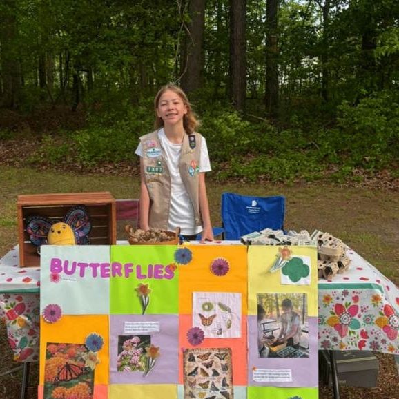 Girl Scout Cadette Bailey B. from Troop 1307 in Yorktown