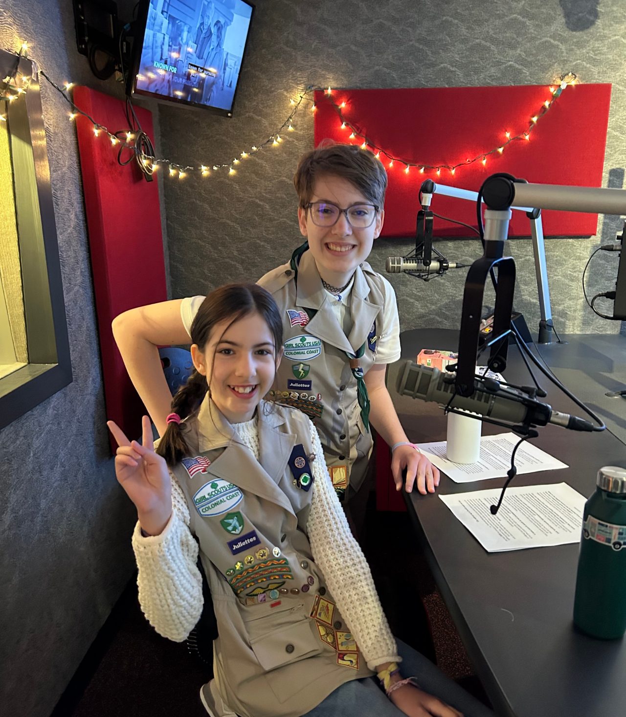 Girl Scouts Hannah and Julianne teamed up to spread the word about the 2026 cookie season with Devin Tucker, host of Hampton Roads Perspectives on 95-7 FM.