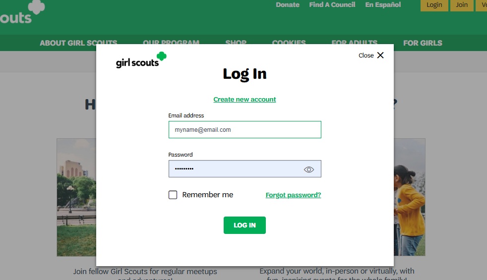 Communications Opt-in screenshot instructions