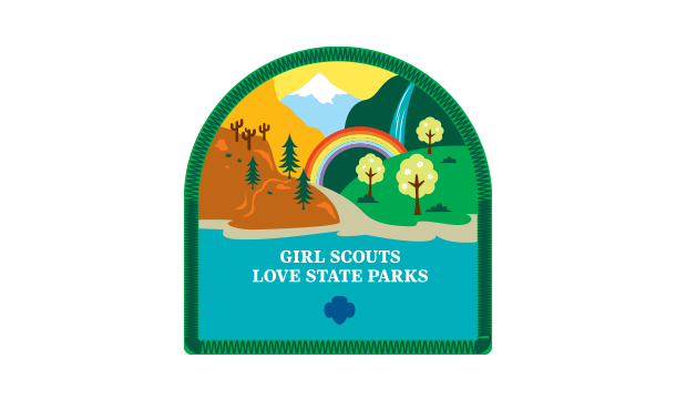 Girl Scouts Love State Parks Patch