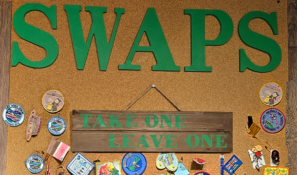 S.W.A.P.S. wall - Take One, Leave One
