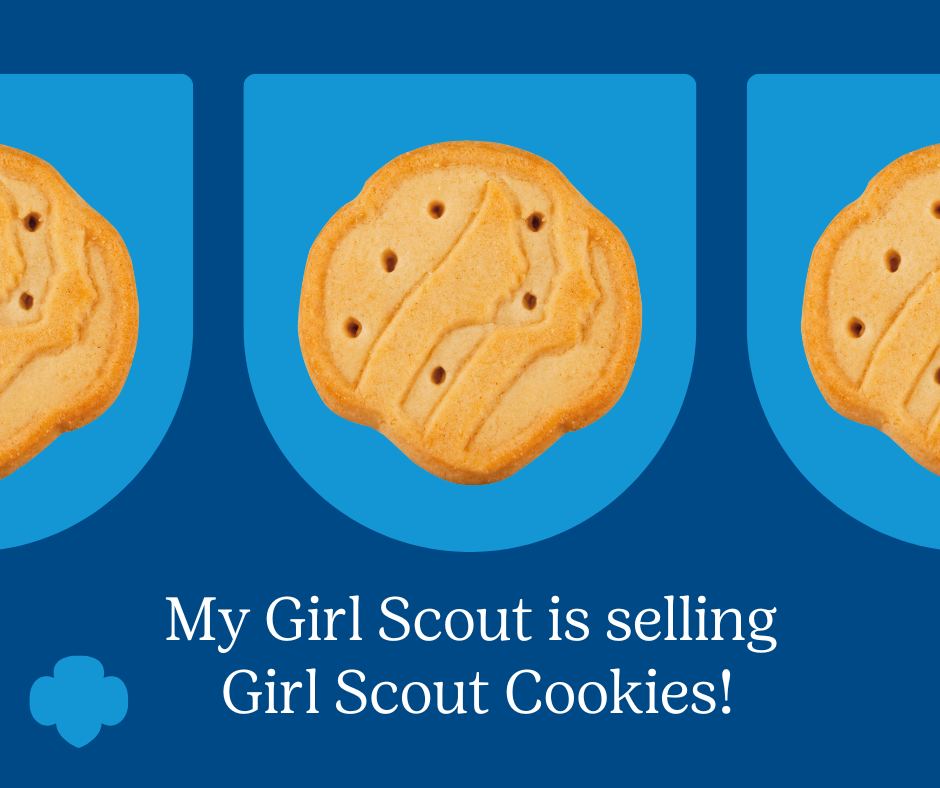 My Girl Scout is selling Girl Scout Cookies!