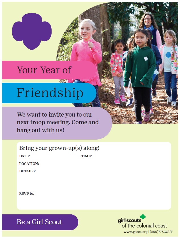Troop Event Invitation