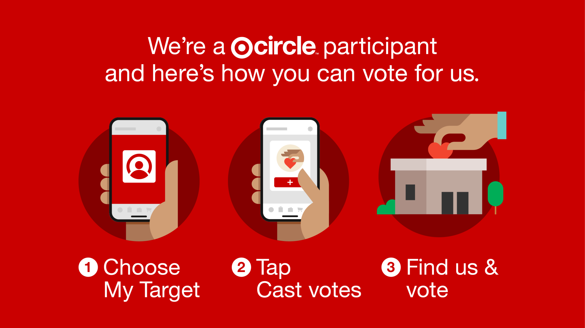 How to vote for GSCCC through Target Circle